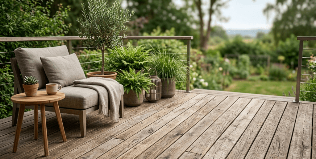 Terrasse en bois à Mérignac | LES PAYSAGES DU SUD OUEST