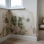 Chambre humide dans appartement neuf